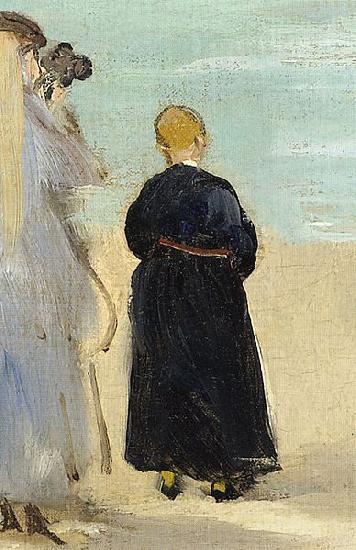Edouard Manet Sur la plage de Boulogne China oil painting art